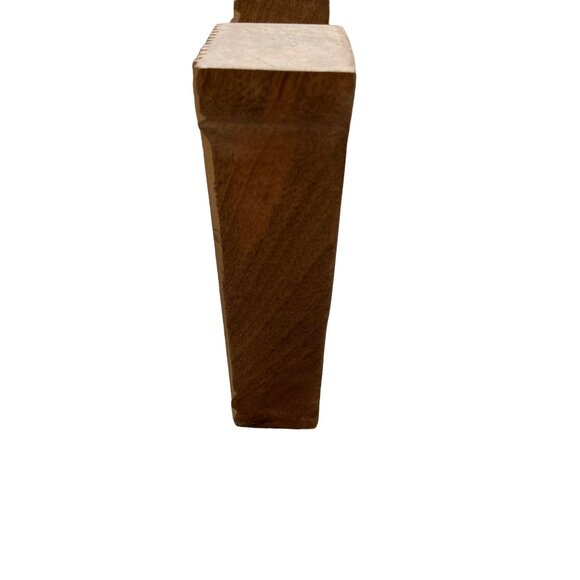 Rustic Wood Letter M Block Decor Farmhouse Shelf Sign Wall Monogram Accent - Picture 5 of 9